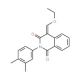 2-(3,4-Dimethyl-phenyl)-4-ethoxymethylene-4H-isoquinoline-1,3-dione - chemical structure image