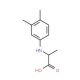 2-(3,4-Dimethyl-phenylamino)-propionic acid - chemical structure image