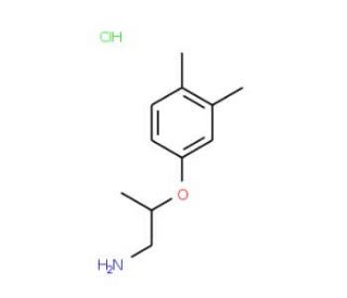 2-(3,4-Dimethylphenoxy)-1-propanamine hydrochloride - chemical structure image