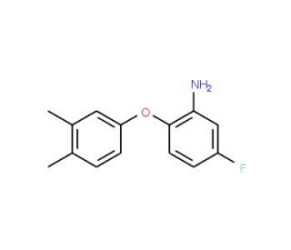2-(3,4-Dimethylphenoxy)-5-fluoroaniline - chemical structure image