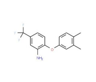 2-(3,4-Dimethylphenoxy)-5-(trifluoromethyl)aniline - chemical structure image