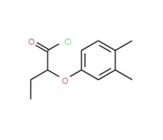 2-(3,4-dimethylphenoxy)butanoyl chloride - chemical structure image
