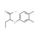 2-(3,4-dimethylphenoxy)butanoyl chloride - chemical structure image