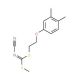 [2-(3,4-Dimethylphenoxy)ethyl]methyl-cyanocarbonimidodithioate - chemical structure image