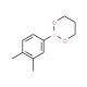 2-(3,4-Dimethylphenyl)-1,3,2-dioxaborinane (CAS 208390-39-0) - chemical structure image