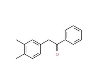 2-(3,4-dimethylphenyl)-1-phenylethanone - chemical structure image