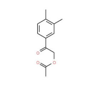 2-(3,4-Dimethylphenyl)-2-oxoethyl acetate - chemical structure image