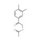 2-(3,4-Dimethylphenyl)-2-oxoethyl acetate - chemical structure image