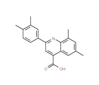2-(3,4-Dimethylphenyl)-6,8-dimethylquinoline-4-carboxylic acid - chemical structure image