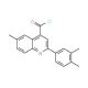 2-(3,4-dimethylphenyl)-6-methylquinoline-4-carbonyl chloride - chemical structure image