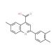 2-(3,4-Dimethylphenyl)-6-methylquinoline-4-carboxylic acid - chemical structure image