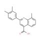 2-(3,4-Dimethylphenyl)-8-methylquinoline-4-carboxylic acid - chemical structure image