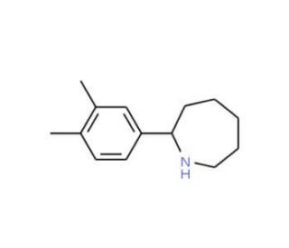 2-(3,4-Dimethylphenyl)azepane - chemical structure image