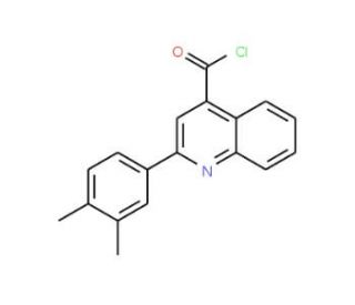 2-(3,4-dimethylphenyl)quinoline-4-carbonyl chloride - chemical structure image