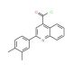 2-(3,4-dimethylphenyl)quinoline-4-carbonyl chloride - chemical structure image