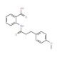 2-{[3-(4-methoxyphenyl)propanoyl]amino}benzoic acid - chemical structure image