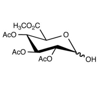 2,3,4-Tri-O-acetyl-&alpha;-D-glucuronic Acid Methyl Ester (CAS 72692-06-9) - chemical structure image
