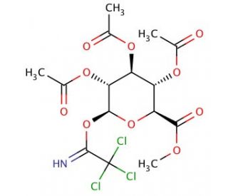 2,3,4-Tri-O-acetyl-&beta;-D-glucuronic Acid Methyl Ester, Trichloroacetimidate - chemical structure image