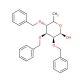 2,3,4,-Tri-O-benzyl-L-fucopyranose (CAS 60431-34-7) - chemical structure image