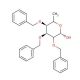 2,3,4-Tri-O-benzyl-L-rhamnopyranose (CAS 210426-02-1) - chemical structure image