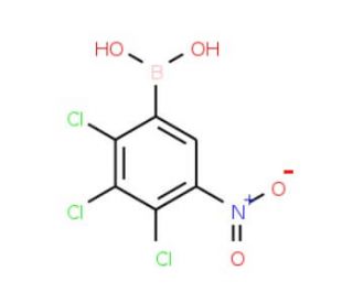 2,3,4-Trichloro-5-nitrophenylboronic acid (CAS 1072946-38-3) - chemical structure image