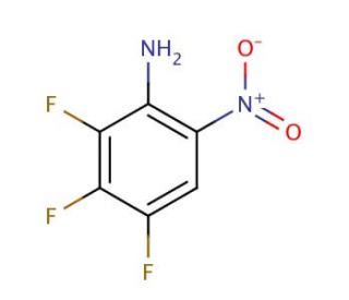 2,3,4-Trifluoro-6-nitroaniline (CAS 148416-38-0) - chemical structure image