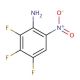 2,3,4-Trifluoro-6-nitroaniline (CAS 148416-38-0) - chemical structure image