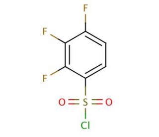 2,3,4-Trifluorobenzenesulfonyl chloride (CAS 175278-08-7) - chemical structure image