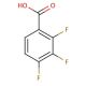 2,3,4-Trifluorobenzoic acid (CAS 61079-72-9) - chemical structure image