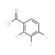 2,3,4-Trifluorobenzoyl chloride (CAS 157373-08-5) - chemical structure image