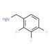 2,3,4-Trifluorobenzylamine (CAS 235088-67-2) - chemical structure image