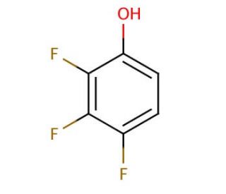 2,3,4-Trifluorophenol (CAS 2822-41-5) - chemical structure image