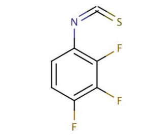 2,3,4-Trifluorophenyl isothiocyanate (CAS 119474-40-7) - chemical structure image