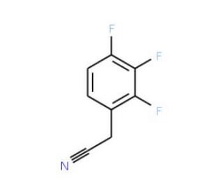 2,3,4-Trifluorophenylacetonitrile (CAS 243666-13-9) - chemical structure image