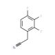 2,3,4-Trifluorophenylacetonitrile (CAS 243666-13-9) - chemical structure image