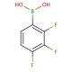 2,3,4-Trifluorophenylboronic acid 的分子结构, CAS编号: 226396-32-3 2,3,4-Trifluorophenylboronic acid (CAS 226396-32-3) - chemical structure image