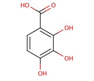 2,3,4-Trihydroxybenzoic acid (CAS 610-02-6) - chemical structure image