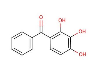 2,3,4-Trihydroxybenzophenone (CAS 1143-72-2) - chemical structure image