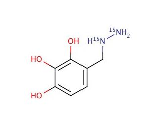 2,3,4-Trihydroxybenzylhydrazine-15N2, Methylate - chemical structure image