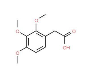2,3,4-Trimethoxyphenylacetic acid (CAS 22480-91-7) - chemical structure image