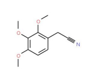2,3,4-Trimethoxyphenylacetonitrile (CAS 68913-85-9) - chemical structure image