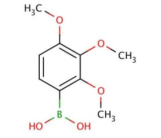 2,3,4-Trimethoxyphenylboronic acid (CAS 118062-05-8) - chemical structure image