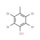 2,3,5,6-Tetrabromo-4-methylphenol (CAS 37721-75-8) - chemical structure image