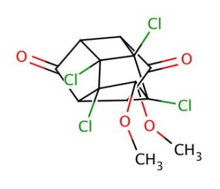 2,3,5,6-tetrachloro-4,4-dimethoxypentacyclo[5.4.0.0{2,6}.0{3,10}.0{5,9}]undecane-8,11-dione - chemical structure image