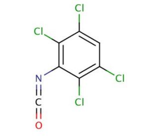 2,3,5,6-Tetrachlorophenyl isocyanate (CAS 40398-02-5) - chemical structure image