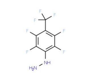 2,3,5,6-Tetrafluoro-4-hydrazinobenzotrifluoride (CAS 1868-85-5) - chemical structure image