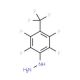 2,3,5,6-Tetrafluoro-4-hydrazinobenzotrifluoride (CAS 1868-85-5) - chemical structure image