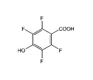 2,3,5,6-Tetrafluoro-4-hydroxybenzoic acid (CAS 652-34-6) - chemical structure image