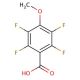 2,3,5,6-Tetrafluoro-4-methoxybenzoic acid - chemical structure image