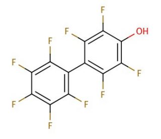 2,3,5,6-Tetrafluoro-4-(pentafluorophenyl)phenol (CAS 2894-87-3) - chemical structure image